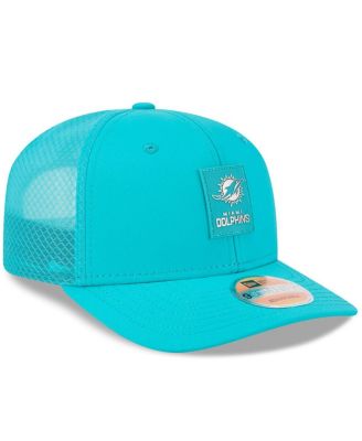 Men's Aqua Miami Dolphins 2025 Sideline 9SEVENTY Trucker Adjustable Hat