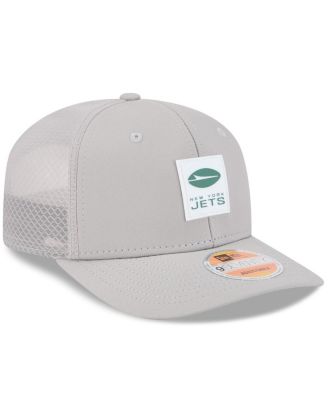 Men's Gray New York Jets 2025 Sideline 9SEVENTY Adjustable Trucker Hat