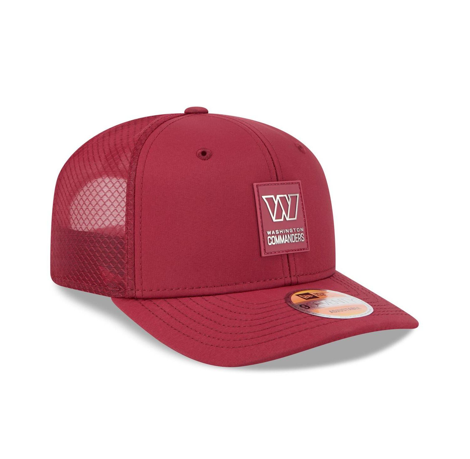 Men's Burgundy Washington Commanders 2025 Sideline 9SEVENTY Trucker Adjustable Hat