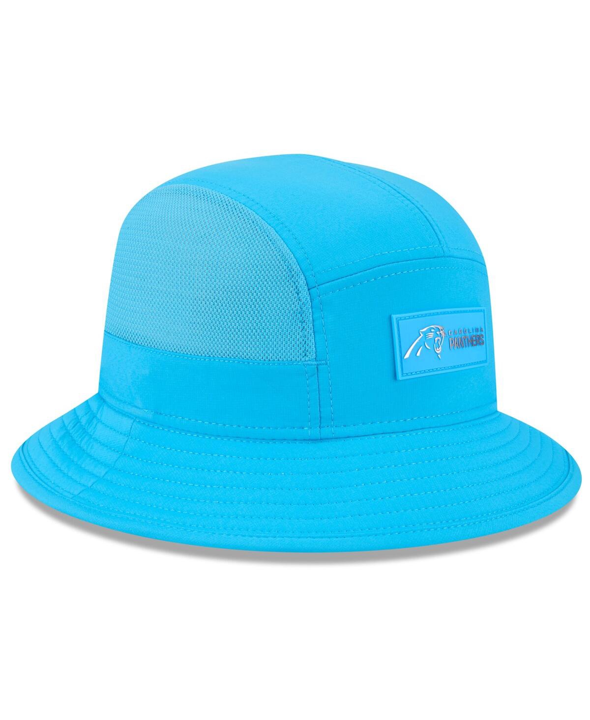 New Era Men's Blue Carolina Panthers 2025 Sideline Bucket Hat In Blue