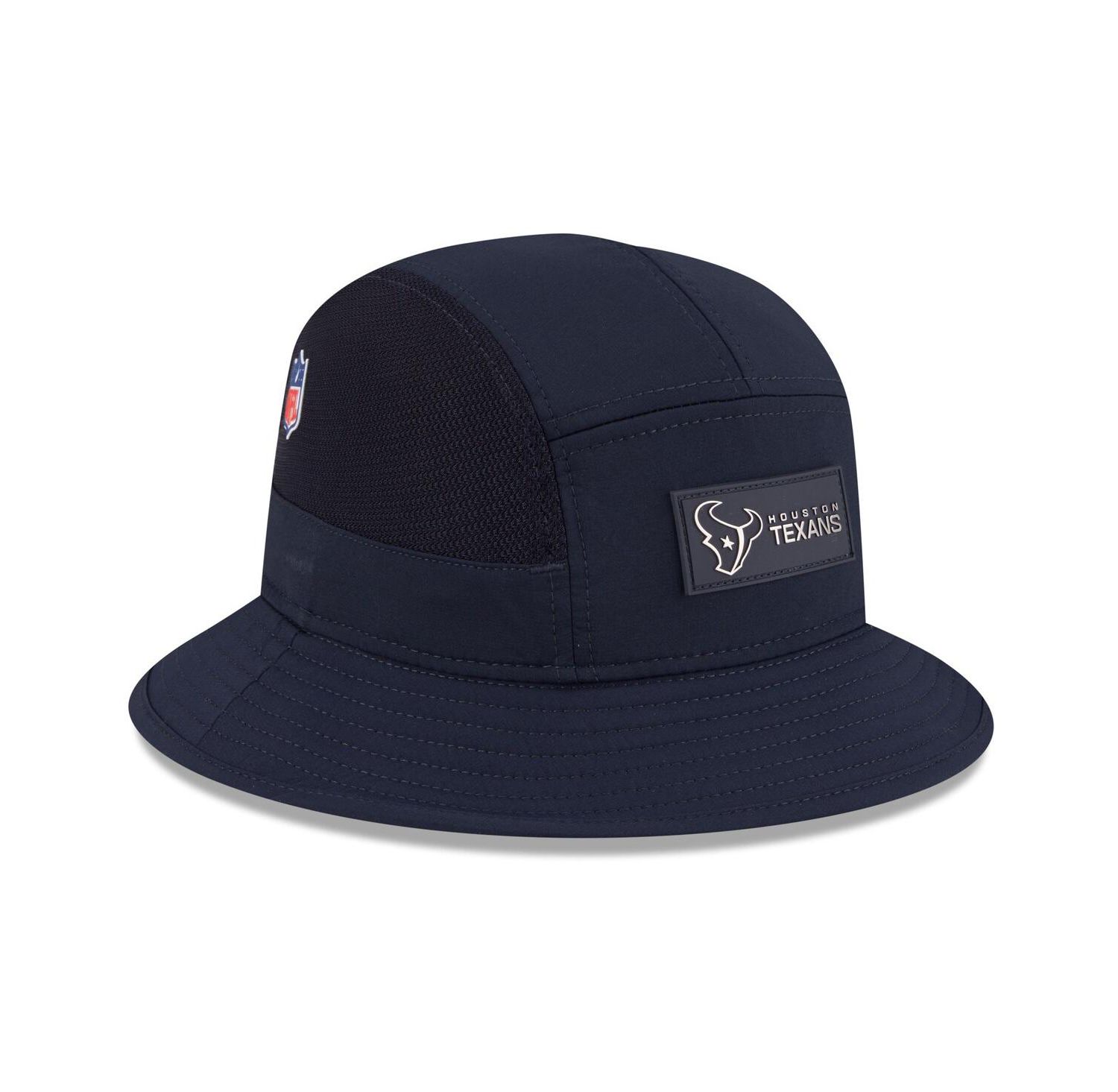 Men's Navy Houston Texans 2025 Sideline Bucket Hat