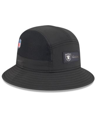 Men's Black Las Vegas Raiders 2025 Sideline Bucket Hat