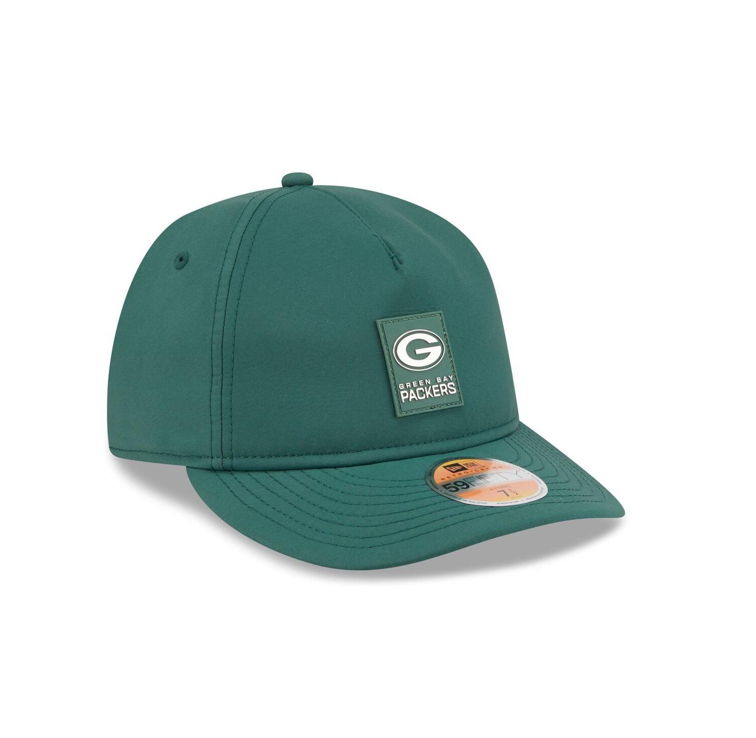 Men's Green Green Bay Packers 2025 Sideline Retro Crown 59FIFTY Fitted Hat