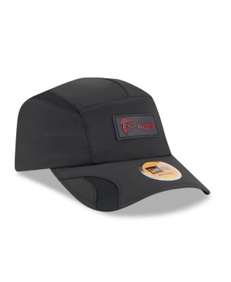 Men's Black Atlanta Falcons 2025 Sideline Runner Adjustable Hat