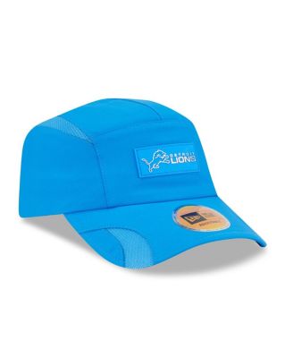 Men's Blue Detroit Lions 2025 Sideline Runner Adjustable Hat