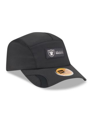 Men's Black Las Vegas Raiders 2025 Sideline Runner Adjustable Hat