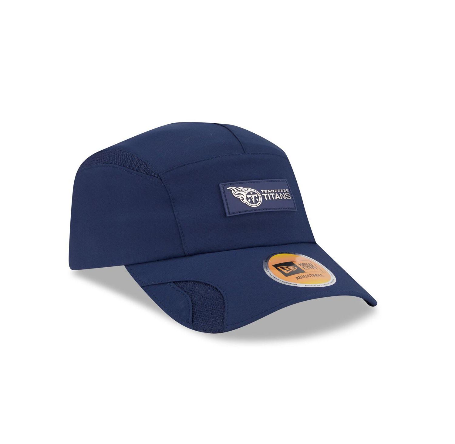 Men's Navy Tennessee Titans 2025 Sideline Runner Adjustable Hat