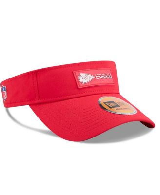 Men's Red Kansas City Chiefs 2025 Sideline Visor Hat