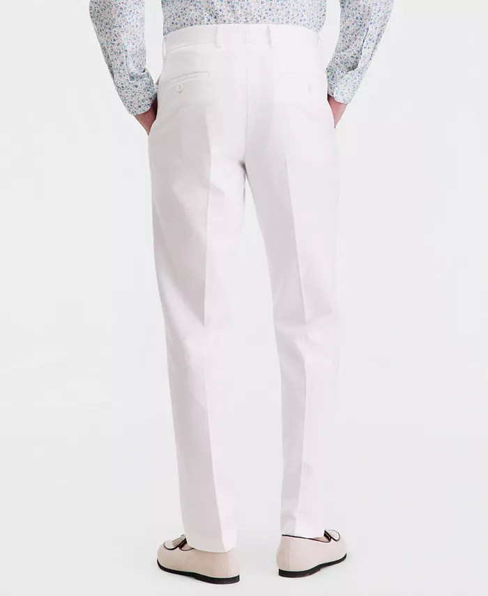 Men's Slim-Fit Linen-Blend Suit Separates Pants - thumbnail 7