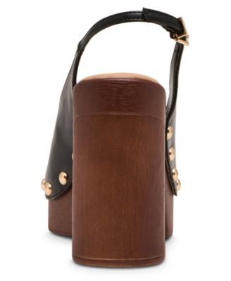 Women's Xanadu Wooden Platform Slingback Pumps