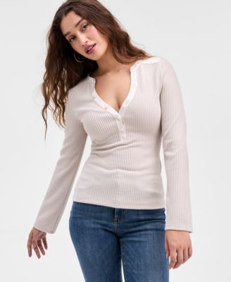 GUESS - Women's Matilde Ribbed Top