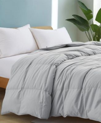 Noiseless Lightweight Goose Feather Down Comforter, Twin