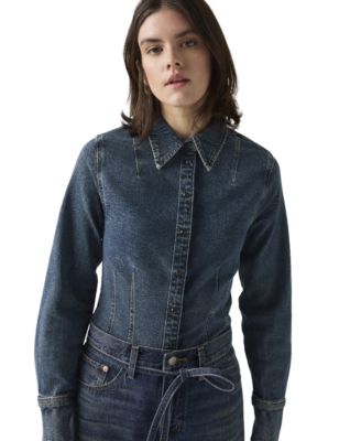 Premium Women's Long Sleeve Shaped Shirt