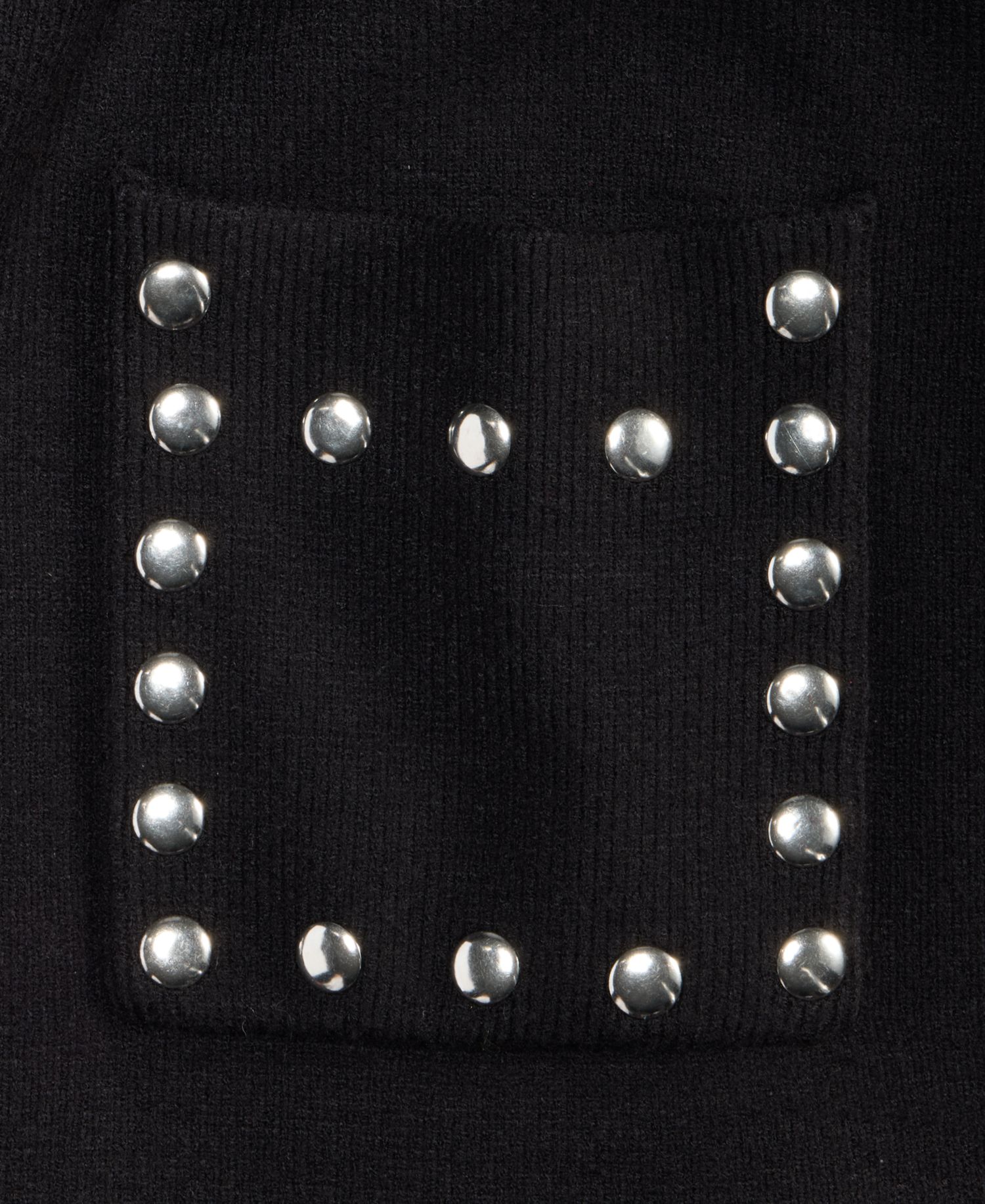 Petite Studded Belted Cardigan