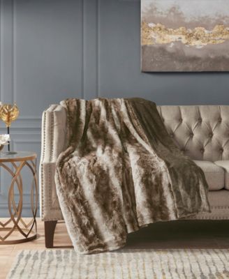 Zuri Faux-Fur Throw, 50" x 60"