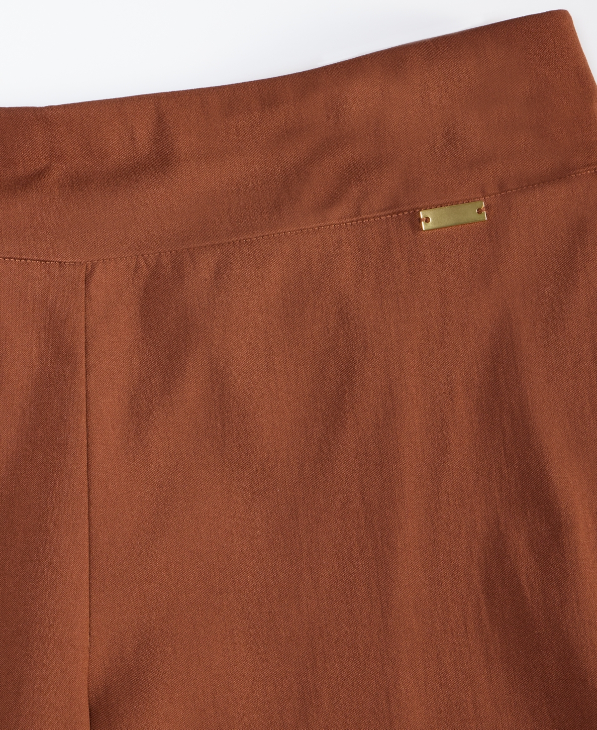 Inc International Concepts Plus Size Mid-rise Pull-on Straight-leg Pants, Created For Macy's In Red