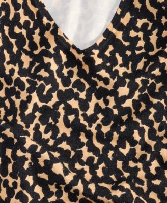 Plus Size Print V-Neck Tunic, Macy's Exclusive 