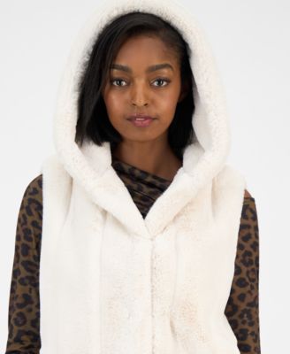 Women's Sophy Faux-Fur Hooded Vest