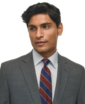 Men's Classic-Fit Stretch Wool Blend Suit Separates Jacket