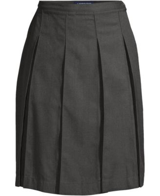 Women's Below The Knee Box Pleat Skirt