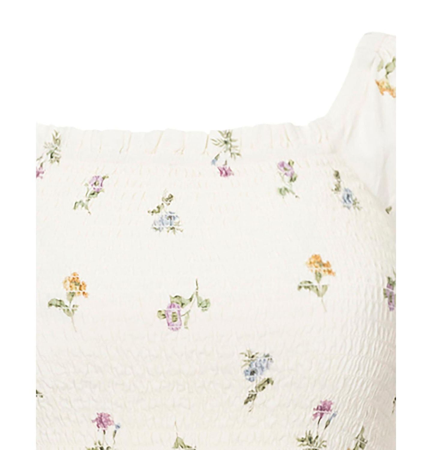 Женское платье Hope & Henry Organic Bell Sleeve Smocked, цвет: С принтом — фото 6