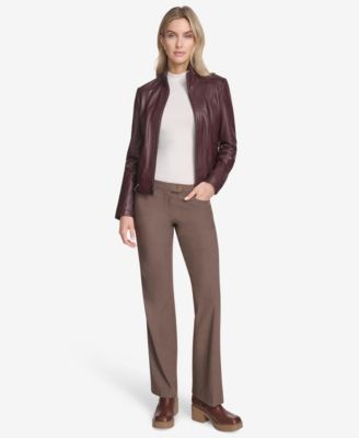 Women's Rowan Leather Racer Jacket