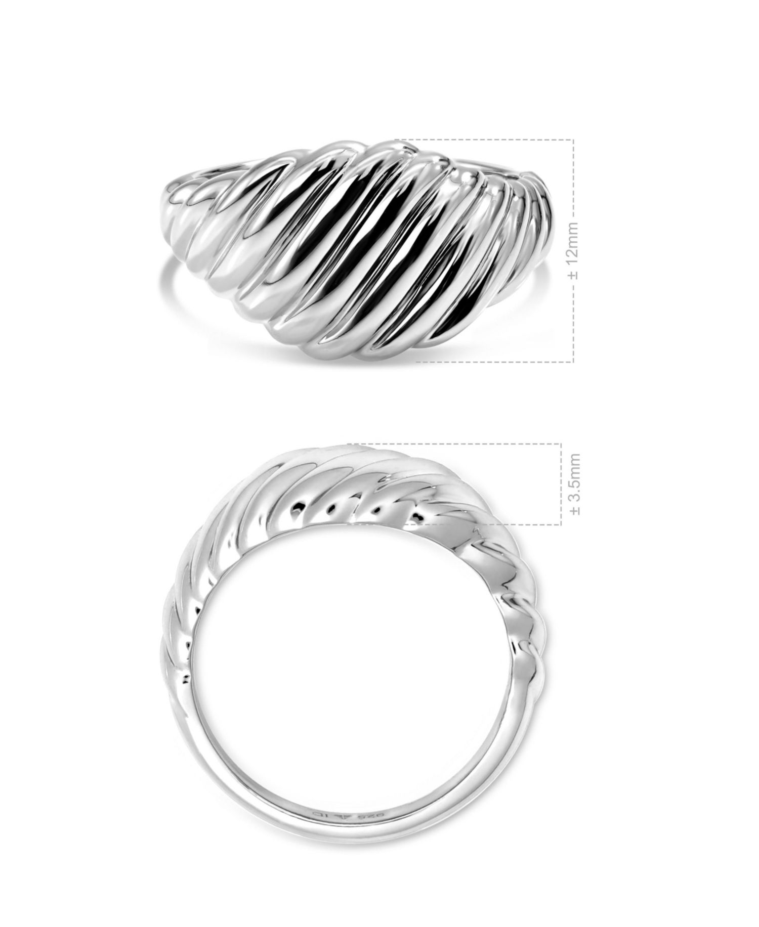 Rope Ring in Sterling Silver