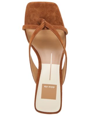 Women's Brevel Thong Low Block Heel Dress Sandals