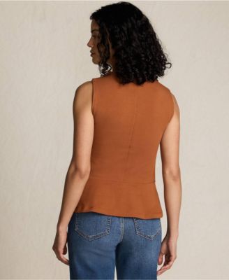 Women's Sleeveless Starfish Peplum Top