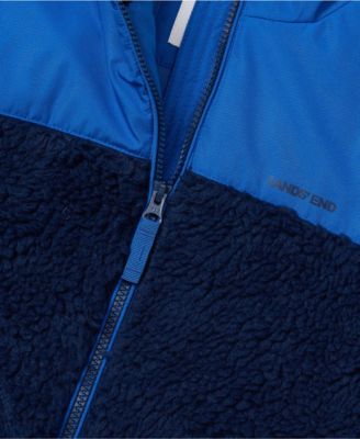 Kids Water Resistant Mixed Media Insulated Jacket