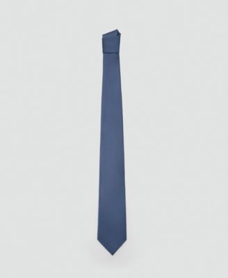 MANGO - Men's Plain Silk Tie