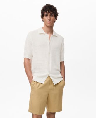 MANGO - Men's Cotton Knit Shirt