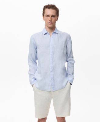 Men's Linen Long Sleeve Shirt