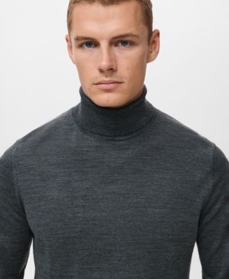 Men's Wool Turtleneck Sweater