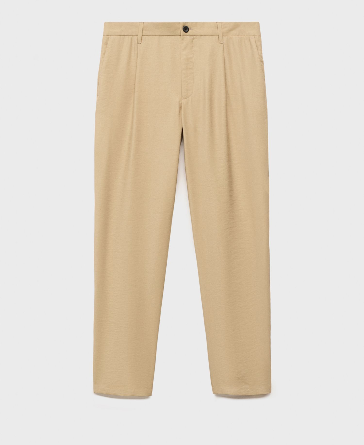 Men's Straight-Fit Pleated Pants