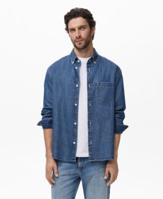 Men's Denim Pocket Overshirt