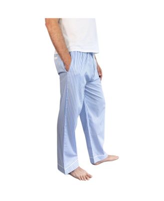 Men's Men s Organic Cotton Poplin Long Pajama Pants