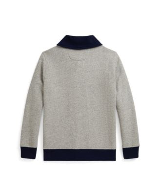 Toddler and Little Boys Long Sleeve Cardigan