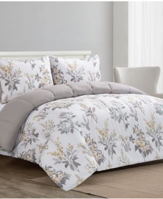 Highline Bedding Co. - Rosenne Reversible 3-Pc. Comforter Set