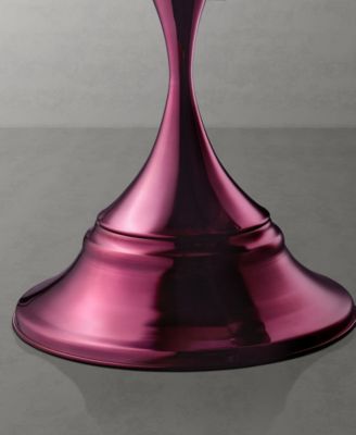 Knoll 16" Metal Round End Table with Pedestal Base