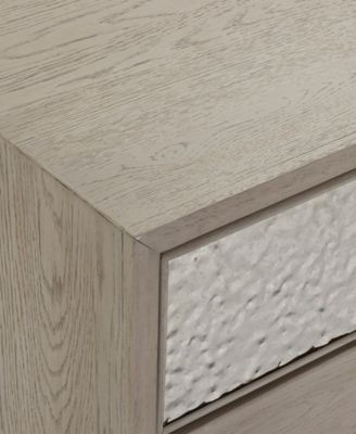 Fable 24" Solid Wood 2-Drawer Nightstand with USB Port