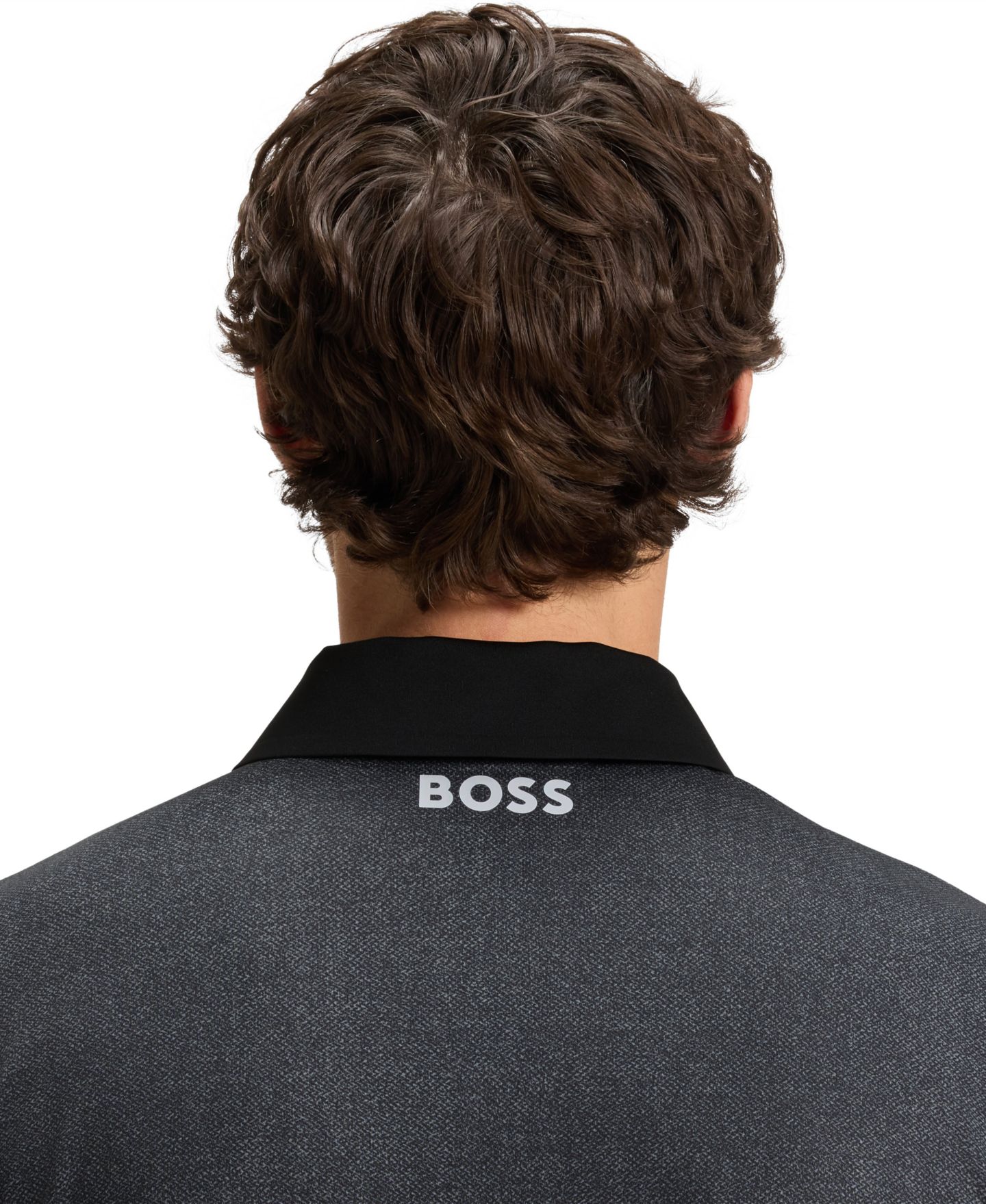 Мужское поло Hugo Boss Quick-Dry Active Paddy Polo Shirt, цвет: Чёрный — фото 5