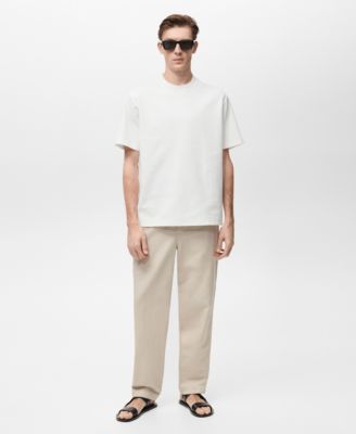 Men's Regular-Fit Textured T-Shirt