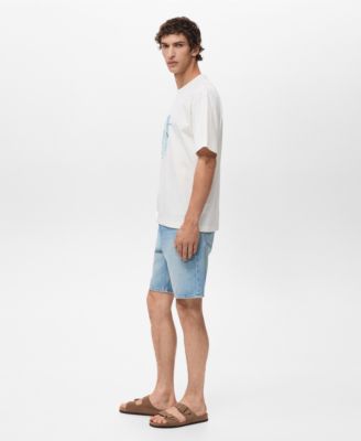 Men's Printed Patch T-Shirt