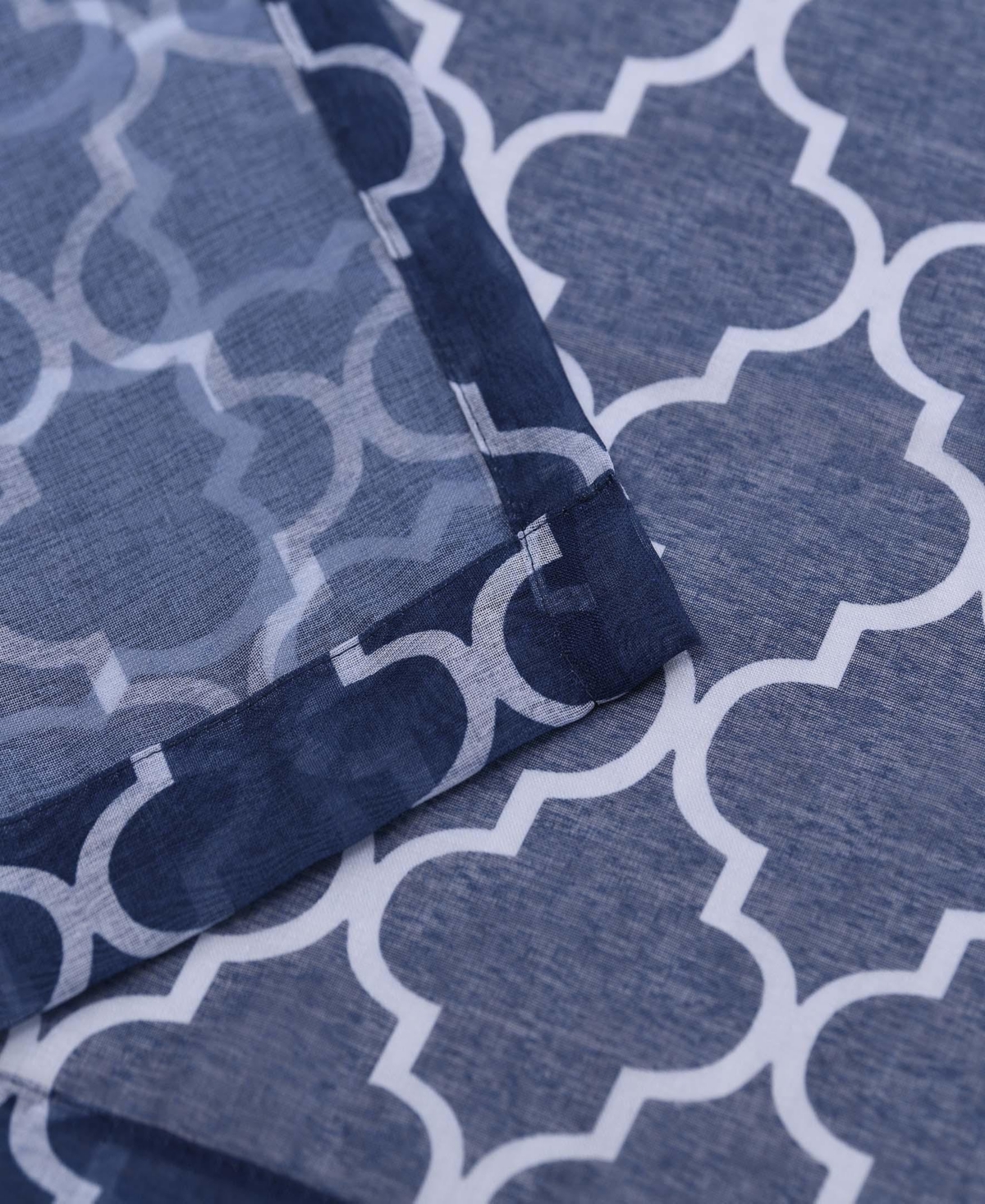 Superior Trellis Sheer 2-Piece Curtain Panels with Grommet Header Top, 52" X 63"