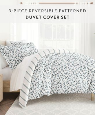 Timeless Pattern Reversible 2-Pc. Duvet Cover Set, Twin/Twin XL