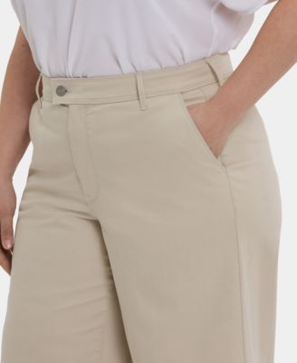 Plus Size Mona Wide Leg Trouser Ankle Pants