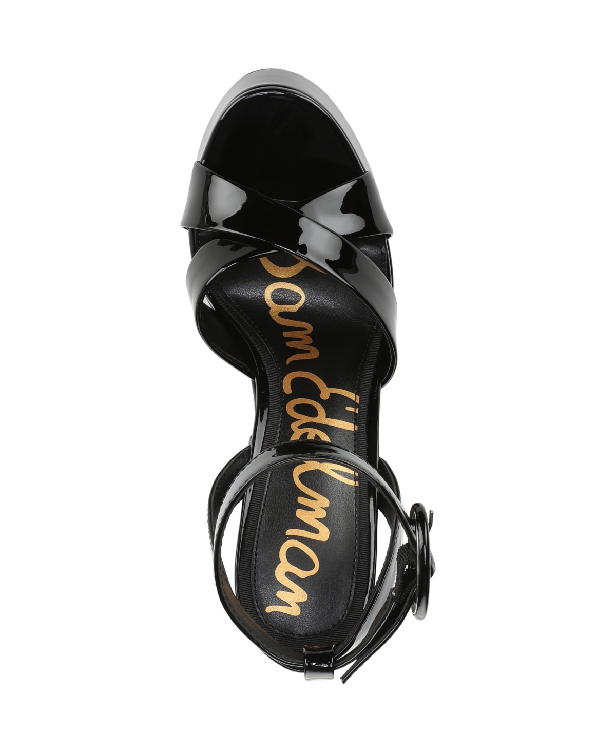 Sam Edelman Savannah Ankle Strap Platform Sandal In Black