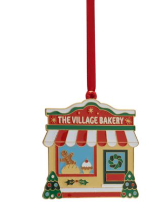 Wallace - 2025 Gold-Plated Enameled Bakery Ornament