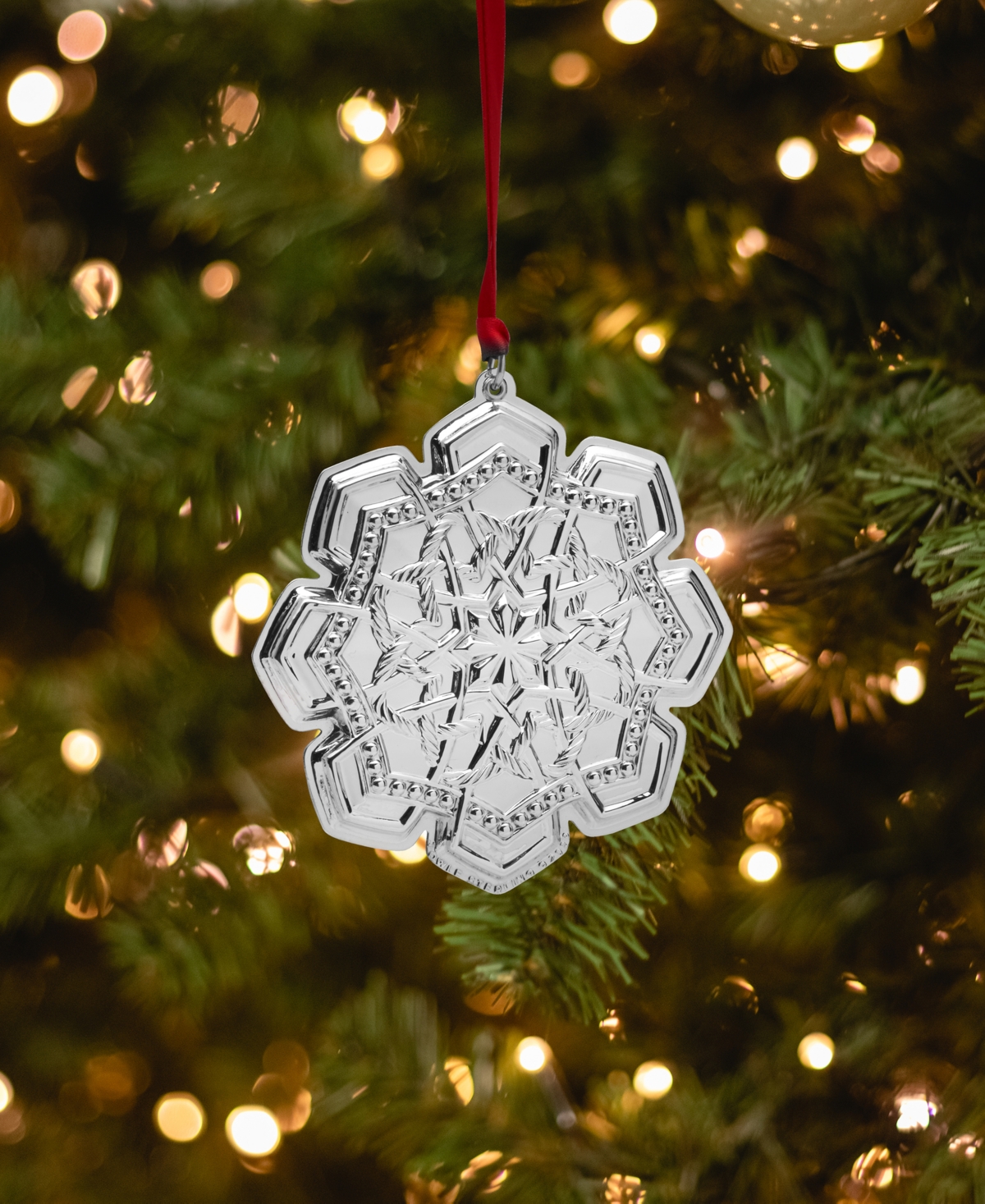 Towle 2025 Sterling Silver Celtic Ornament, 26th Edition In Silver
